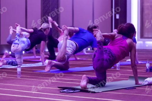 Preview: Group yoga class, personal fitness