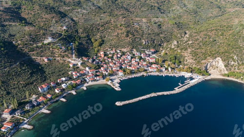 Preview: Asmali Village view from sea in Marmara Island of Turkey.
