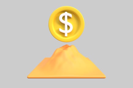 Preview: Financial data coin mining hill