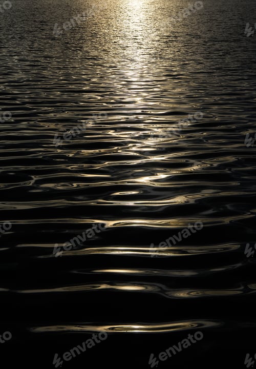 Preview: The background of waves against sunlight
