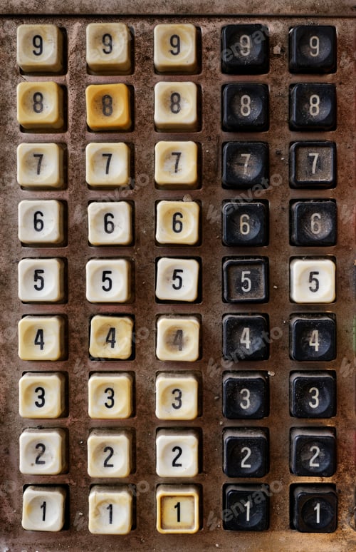 Preview: Very old numeric keyboard