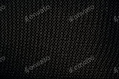 Preview: Black mesh fabric texture for sportswear or breathable product design