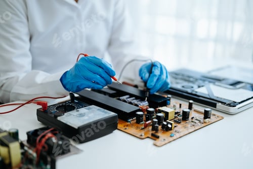 Preview: Electronics technician, electronic engineering electronic repair, electronics measuring