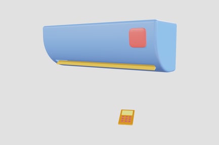 3D Alternating Current 3D, Incl. air conditioner & hvac - Envato