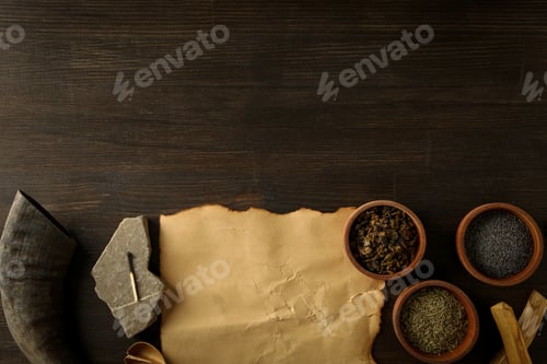 Preview: Magic, occult, esoteric, divination and wicca concept, space for text