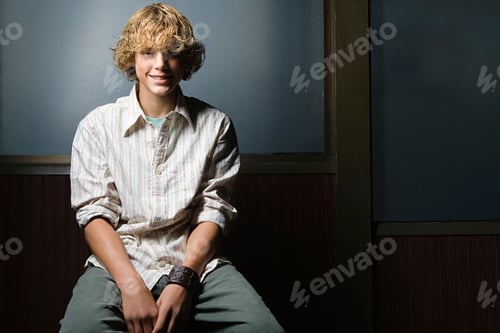 Preview: Portrait of a teenage boy
