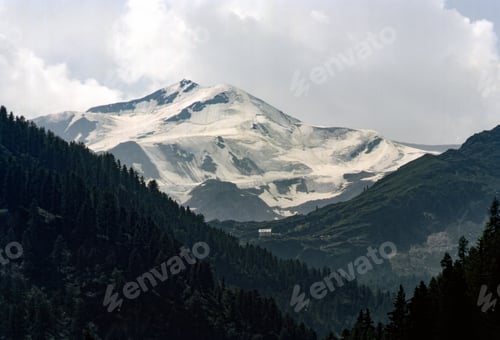 Preview: Mountain landscape in Val Martello, Bolzano province, at summer
