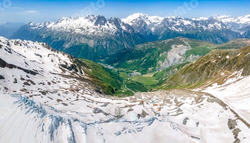 Preview: Glacier Du Tour on the way to Albert Premier mountain retreat, France