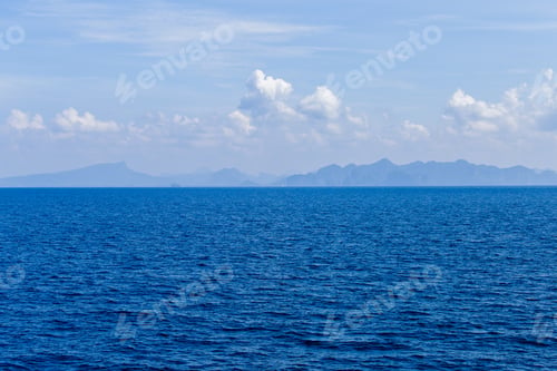 Preview: Blue Seawater with sea foam as background