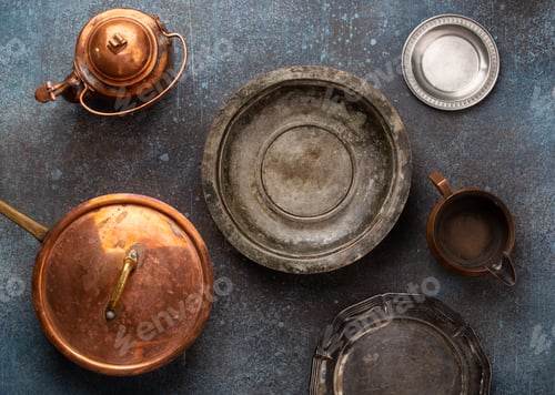 Preview: Vintage plates and bowls