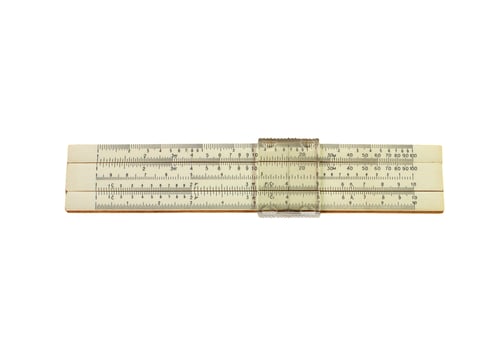 Preview: Logarithm ruler isolated