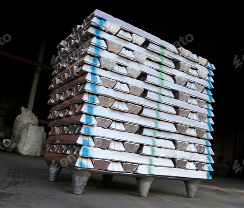 Preview: Stack of Aluminum ingots