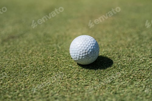Preview: Golf field with white ball