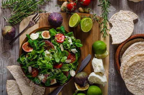 Preview: Figs lettuce salad
