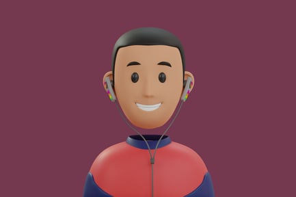 Preview: Person Wearing Headphones