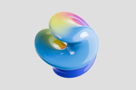 Preview: Organic 3D torus abstract shape