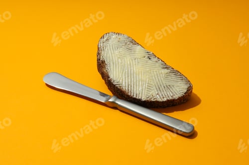 Preview: Concept of breakfast, eat food with butter