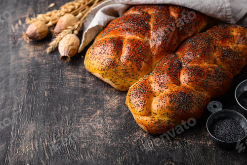 Preview: Traditional Jewish sabbath Challah bread