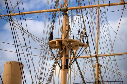 Preview: HMS Gannet Boat masts.