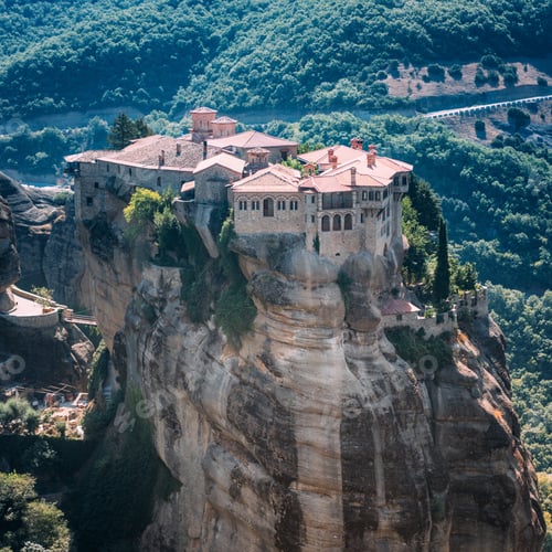 Preview: Meteora monasteries, Greece. Varlaam monastery