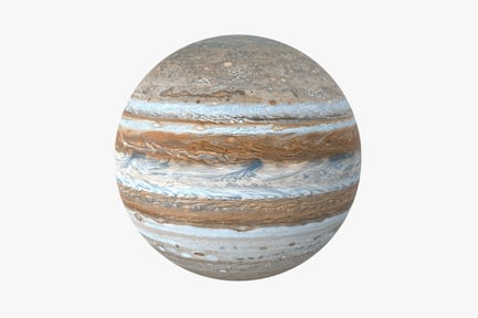 Jupiter: Giant Gas Planet with Atmospheric Bands