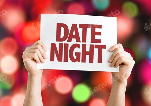 Preview: Date Night Card With Bokeh Background