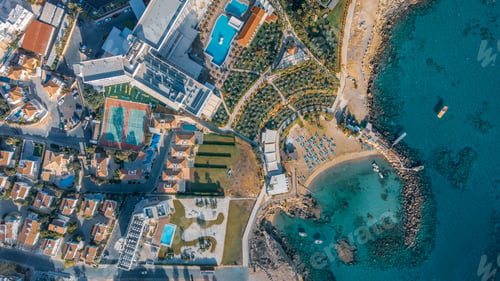 Preview: Aerial view of Green Bay, Protaras, Cyprus