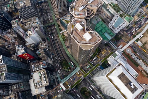 Preview: Central, Hong Kong 01 November 2018:- Aerial view of Hong Kong central district