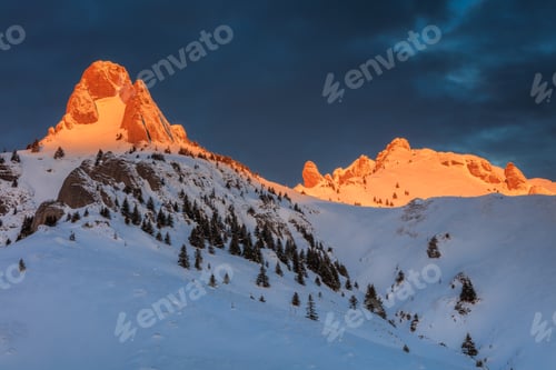 Preview: sunrise in Ciucas Mountains, Romania
