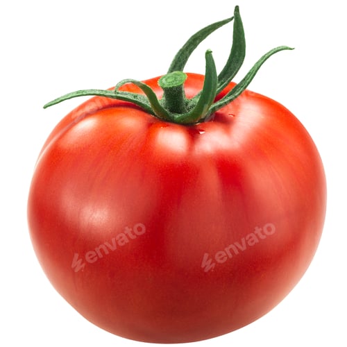 Preview: Elberta Peach heirloom tomato, isolated