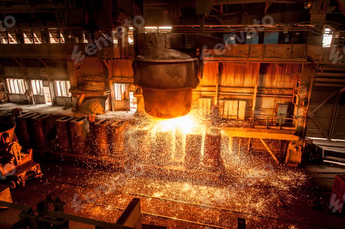 Preview: Tank pours the liquid steel in the forms