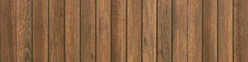 Preview: 4x1 banner background made of wooden slats with a brown texture of natural wood.