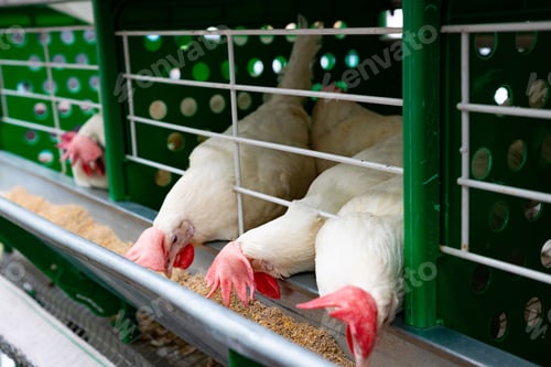 Preview: Eggs Chickens ,hens in cages industrial farm