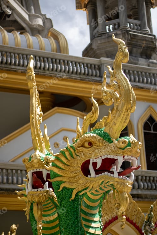 Preview: Dragon Statue Taken In The Town Of Krabi In Thailand