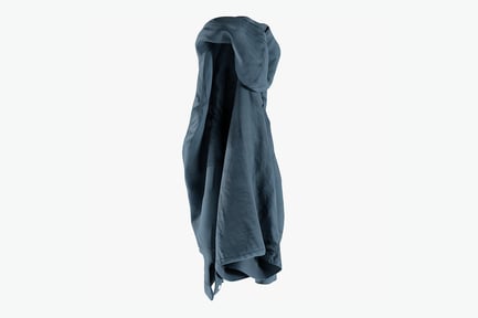 Preview: Hooded Men's Jacket - Blue