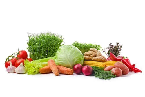 Preview: Variety of fresh juicy vegetables