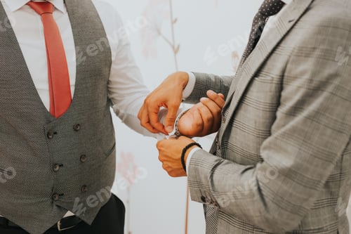 Preview: Men's Fashion: Elegant Dress Details at Wedding
