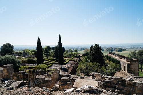 Preview: Scenic view of archeological set of Madinat al-Zahara, Cordoba, Spain
