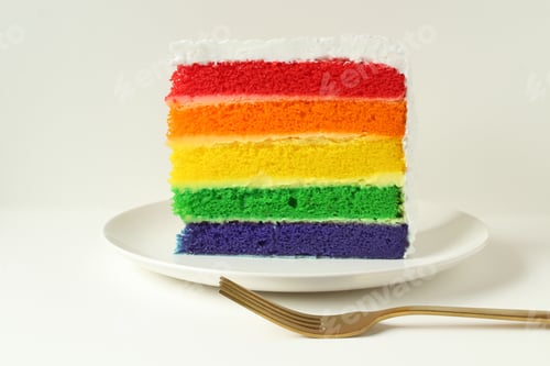 Preview: Rainbow slice cake
