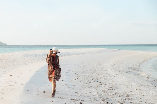 Preview: Girl running and laughing