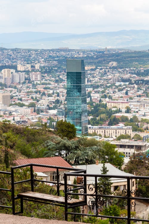 Preview: viewpoint on Mount Mtatsminda and view of Tbilisi