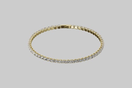 Preview: Gold and diamond bracelet