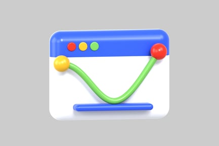 Preview: Minimalist graph chart icon