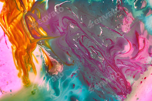Preview: Art color paint background. Abstract bright texture. Modern multicolor paint banner.