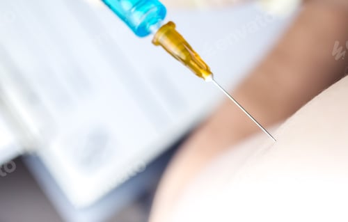 Preview: Patient getting vaccine shot immunization against covid 19
