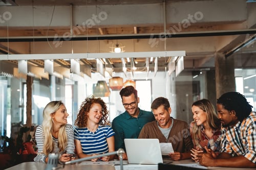 Preview: Software engineers working on project and programming in company. Business people concept.