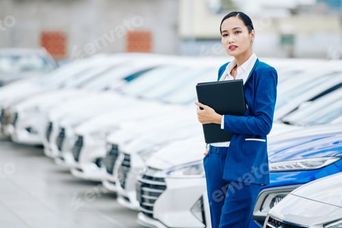 Preview: Car dealership saleswoman