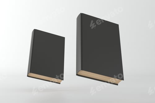 Preview: book, mockup, cover, textbook, realistic