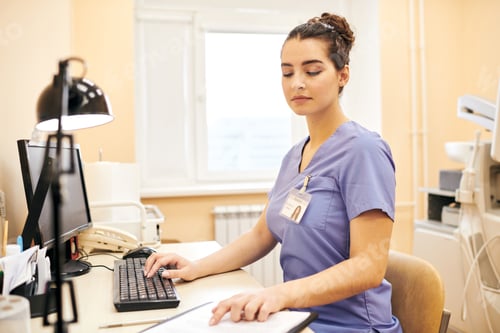Preview: Medical specialist adding information about covid-19