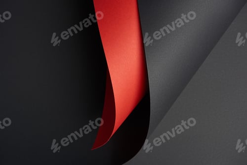 Preview: beautiful abstract black and red textured paper background